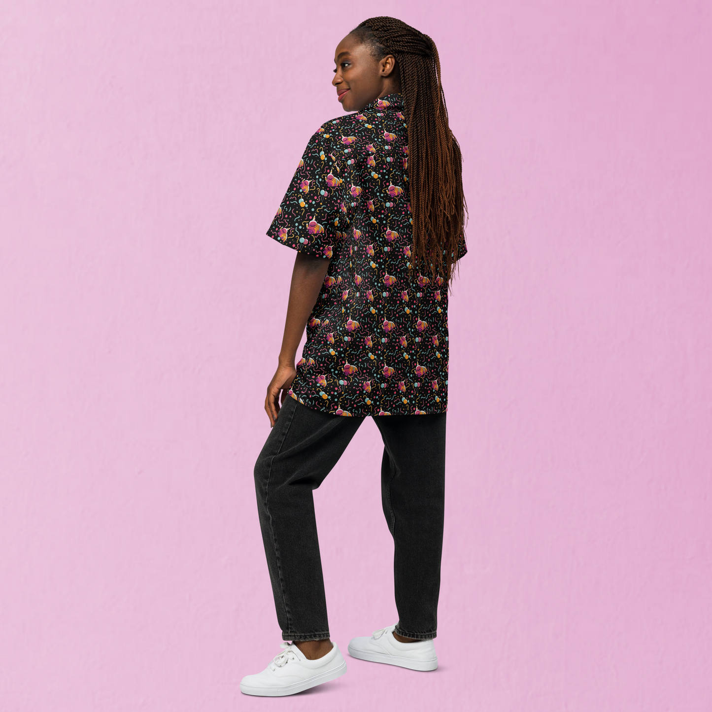 Party Tardigrade | Unisex Button-Down Short Sleeve Shirt
