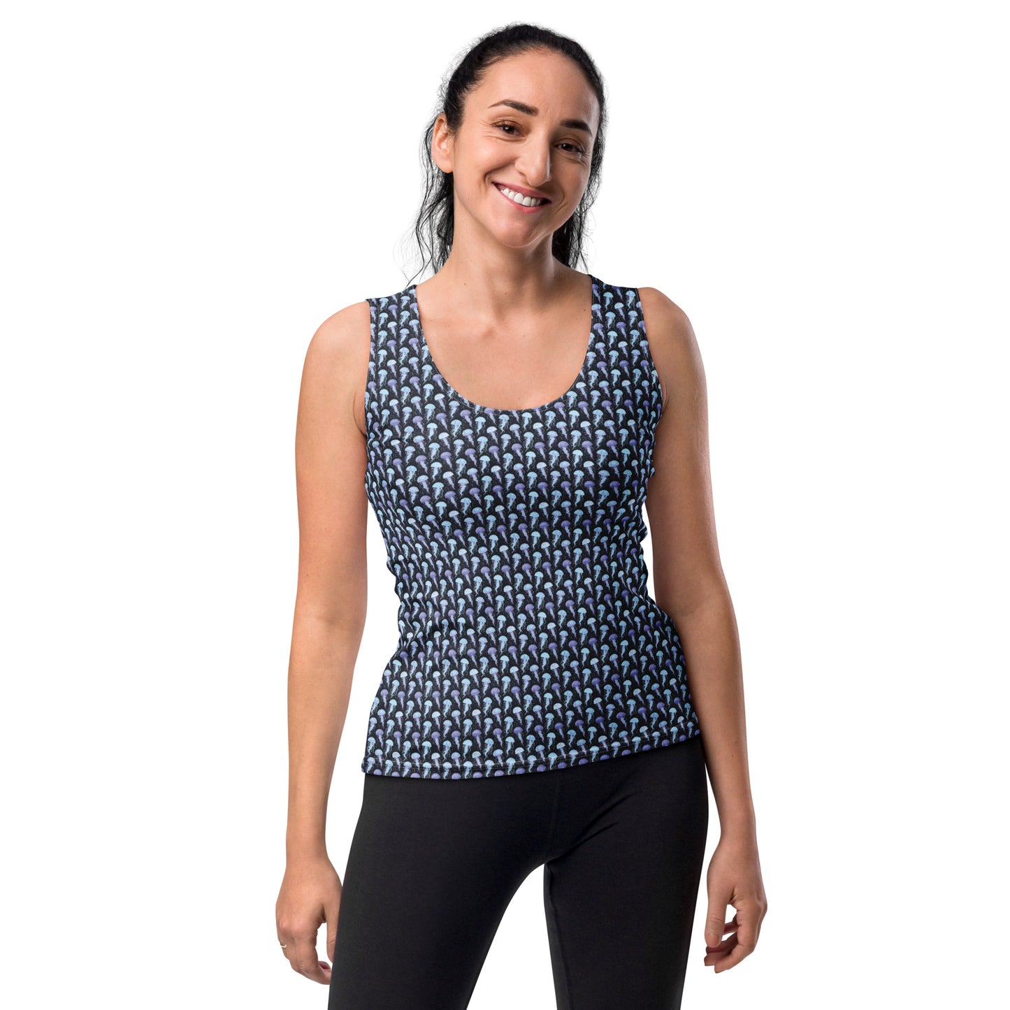 Purple Jellyfish Patterned | Tank Top