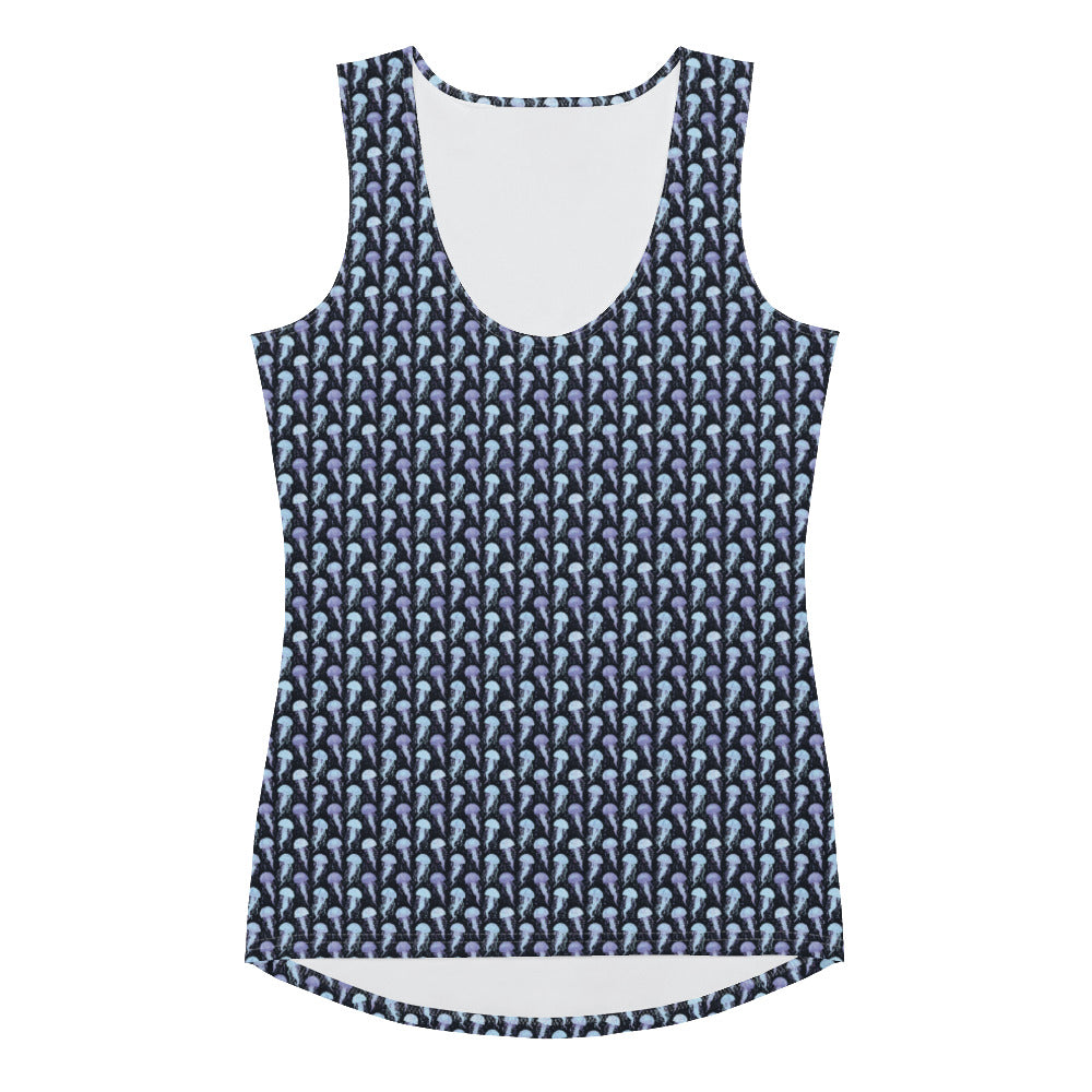 Purple Jellyfish Patterned | Tank Top