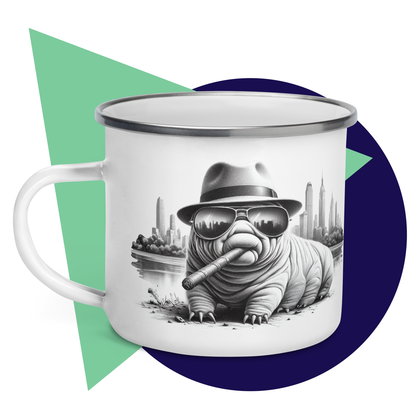 Badass Tardigrade | Enamel Mug