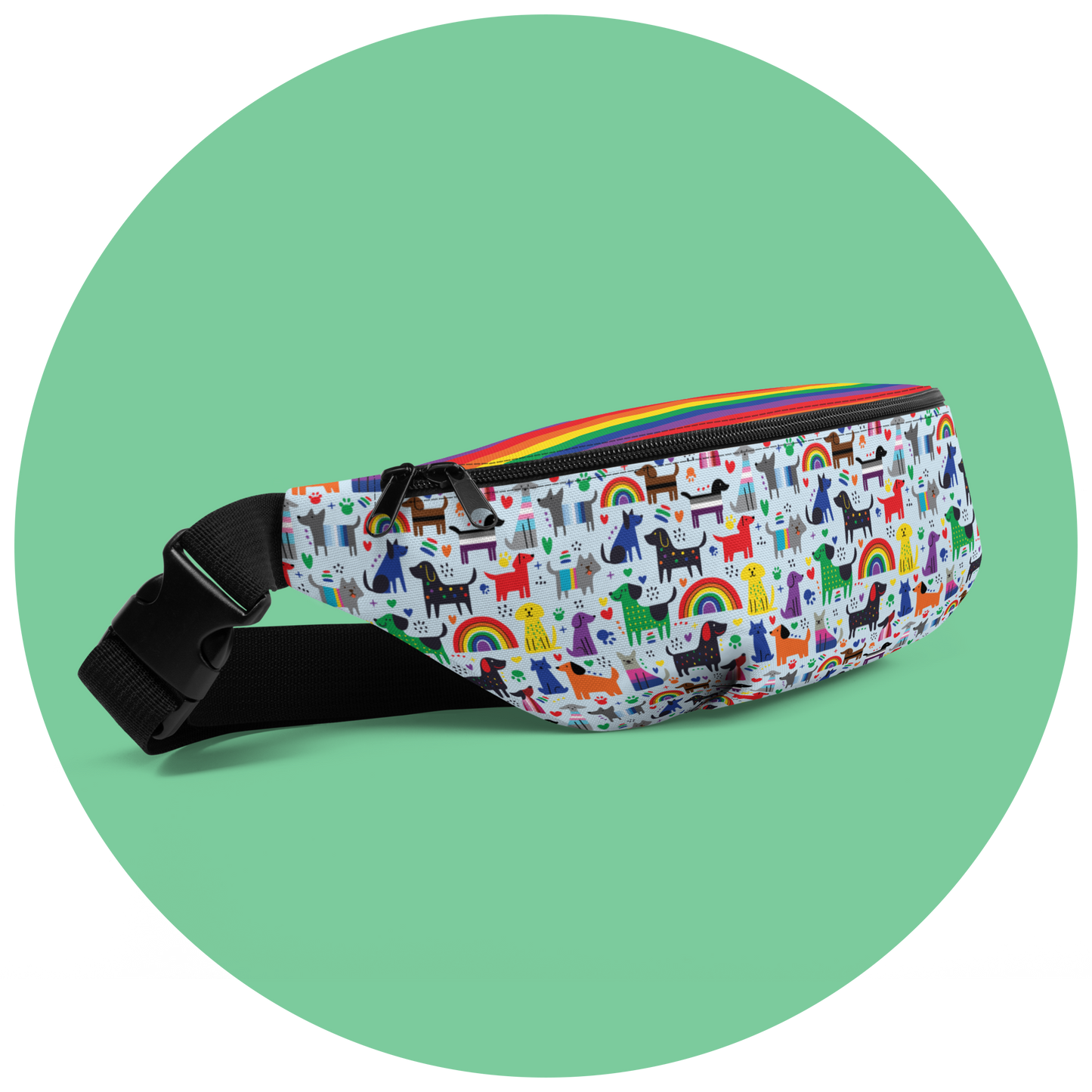 Pride Dog Cartoons | Fanny Pack