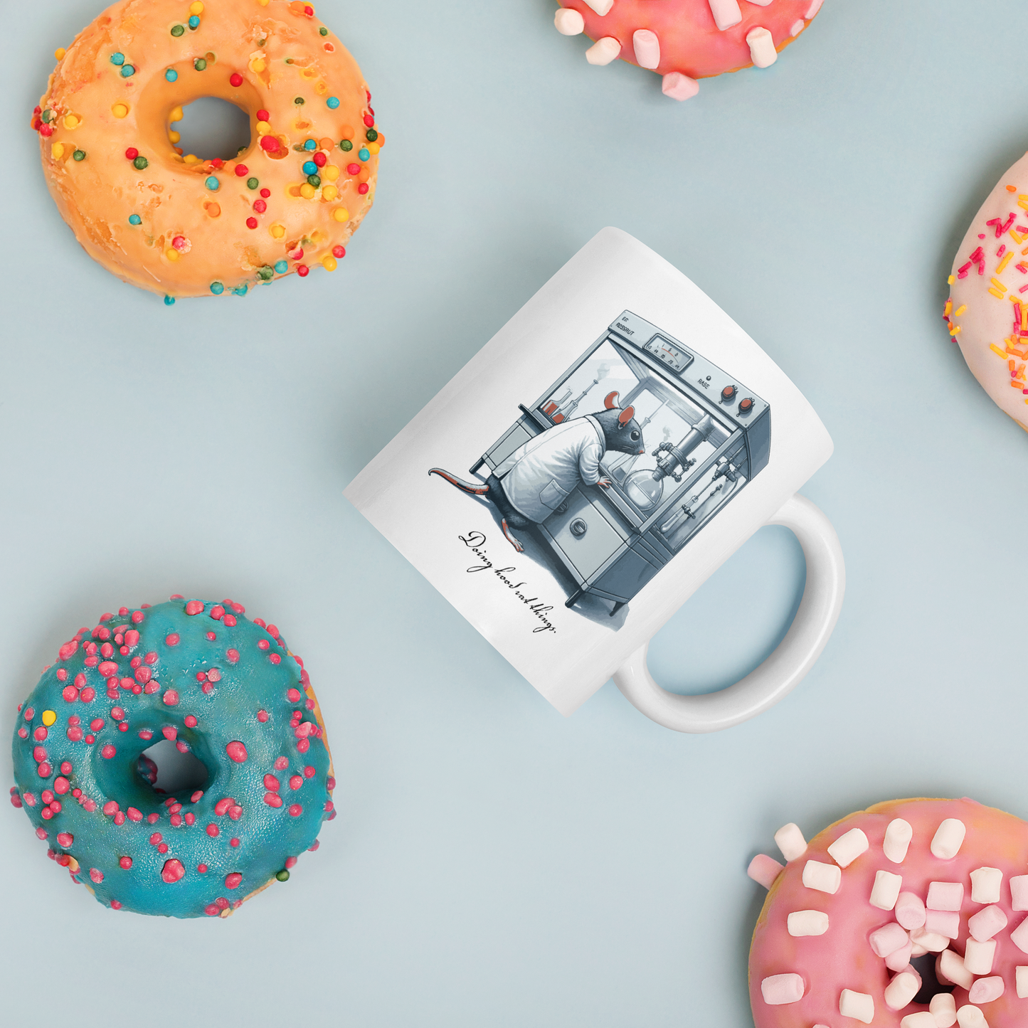 Hood Rat Things Cartoon | Ceramic Mug