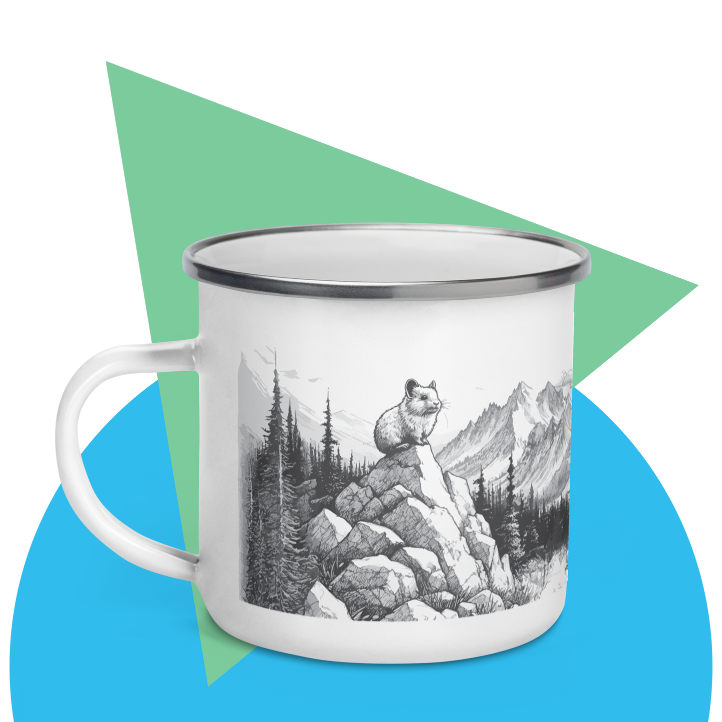 Pika Backpacking Mug | Enamel Mug