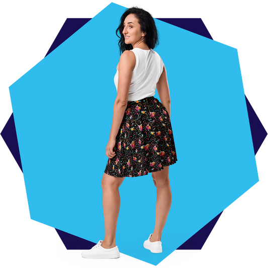 Party Tardigrade | Skater Skirt