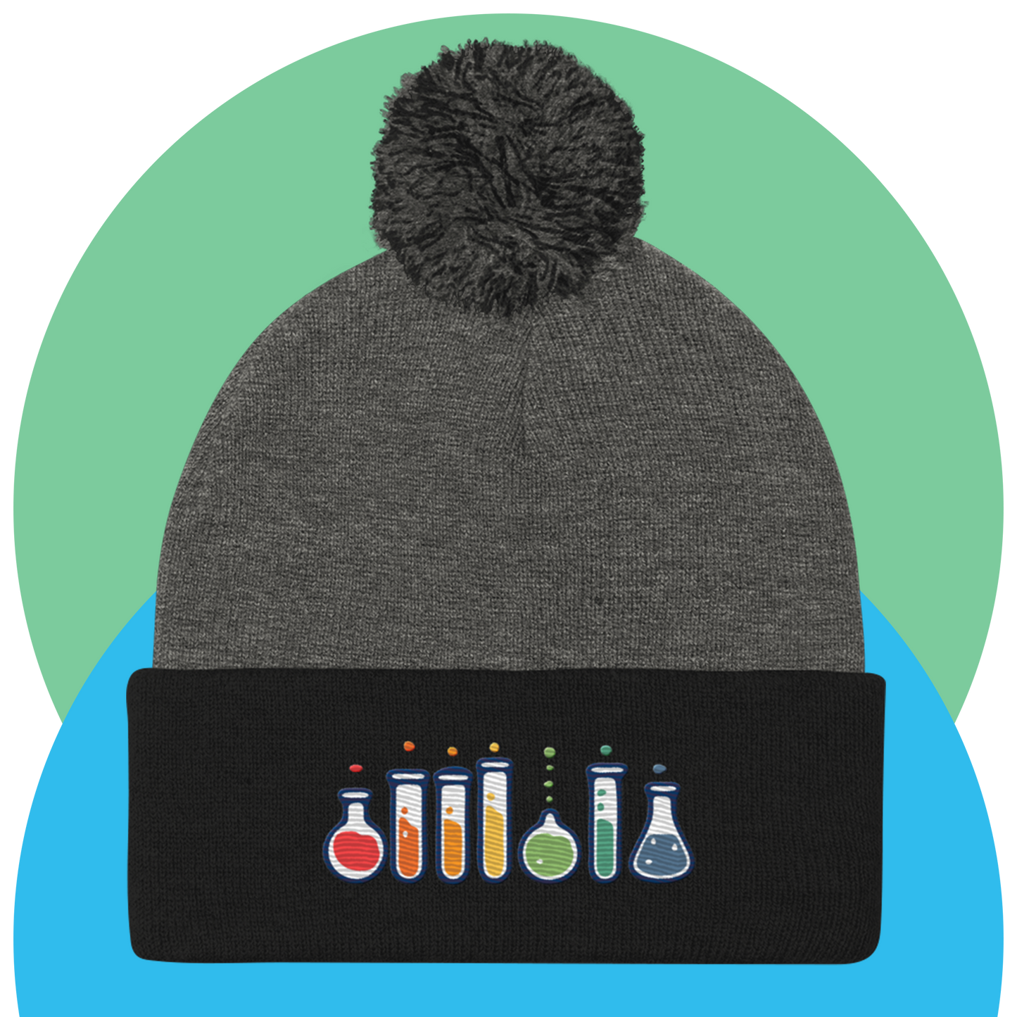 Minimalist Pride Flasks | Pom-Pom Beanie