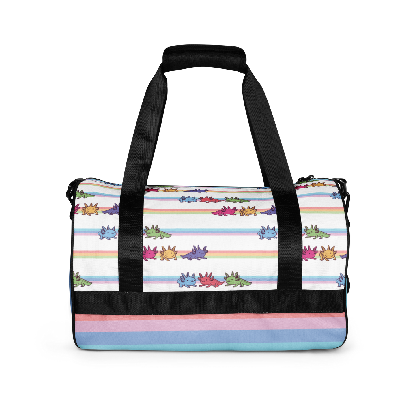 Rainbow-Lined Axolotl | Gym Bag