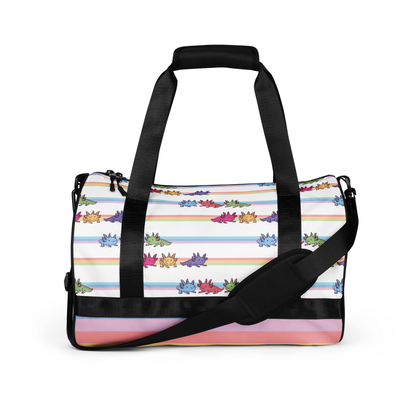 Rainbow-Lined Axolotl | Gym Bag
