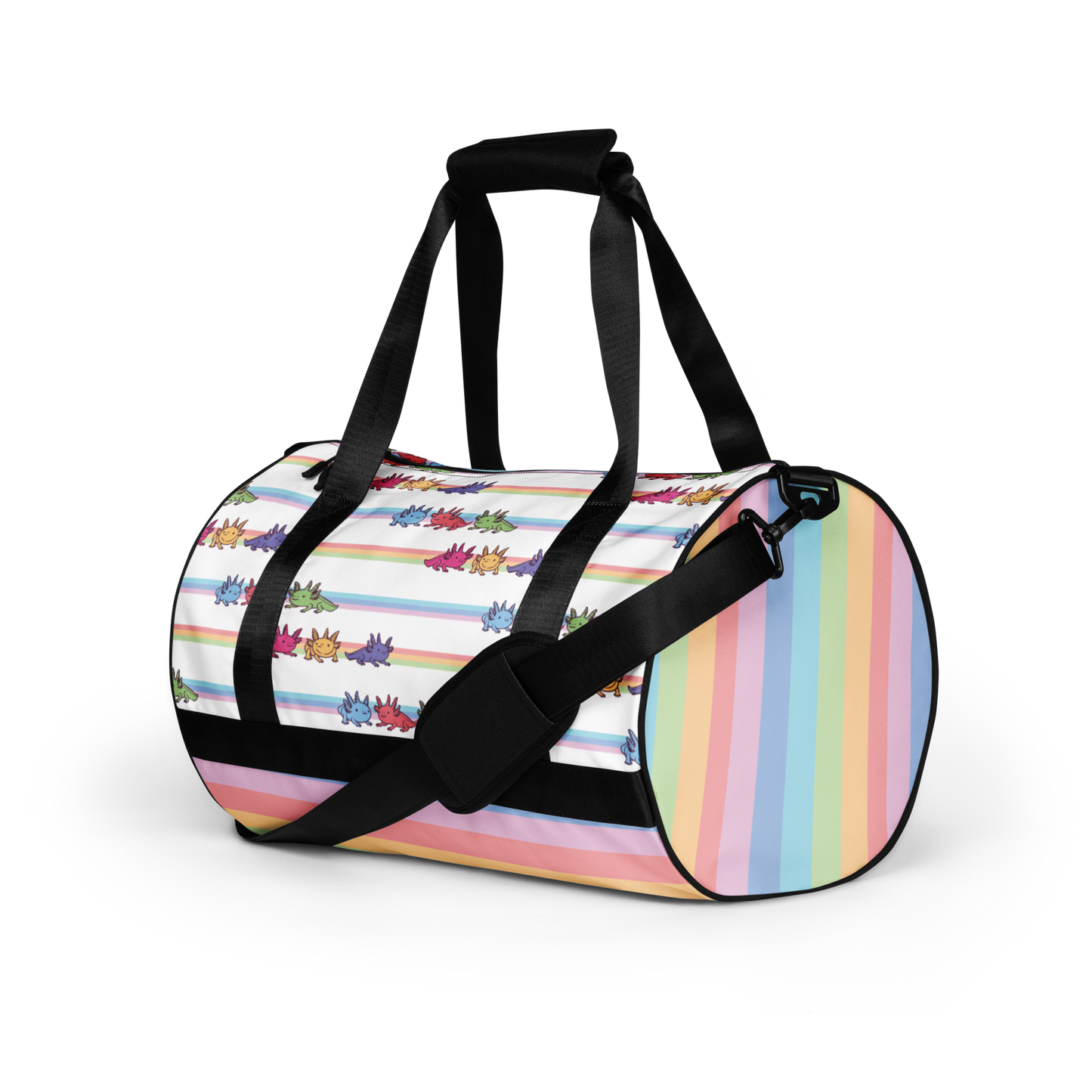 Rainbow-Lined Axolotl | Gym Bag