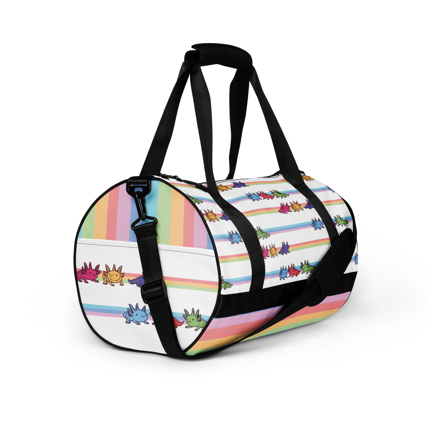 Rainbow-Lined Axolotl | Gym Bag