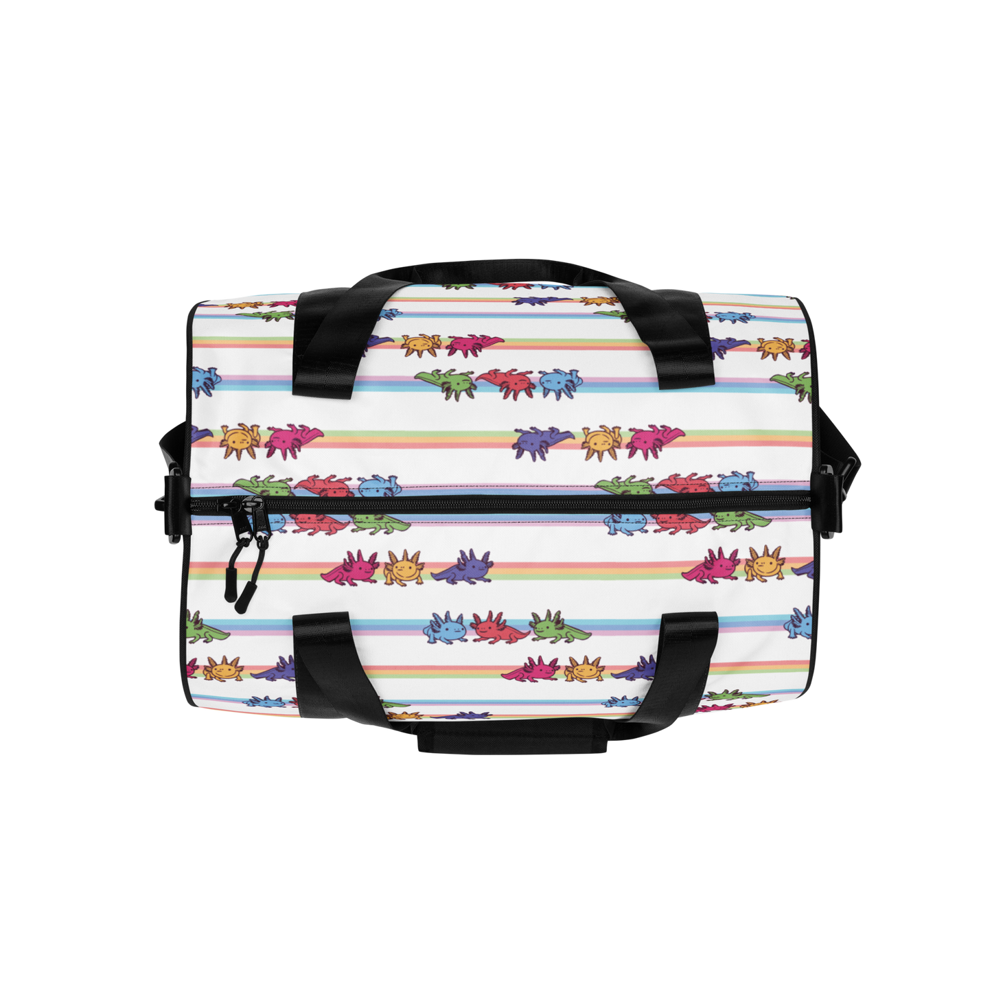 Rainbow-Lined Axolotl | Gym Bag