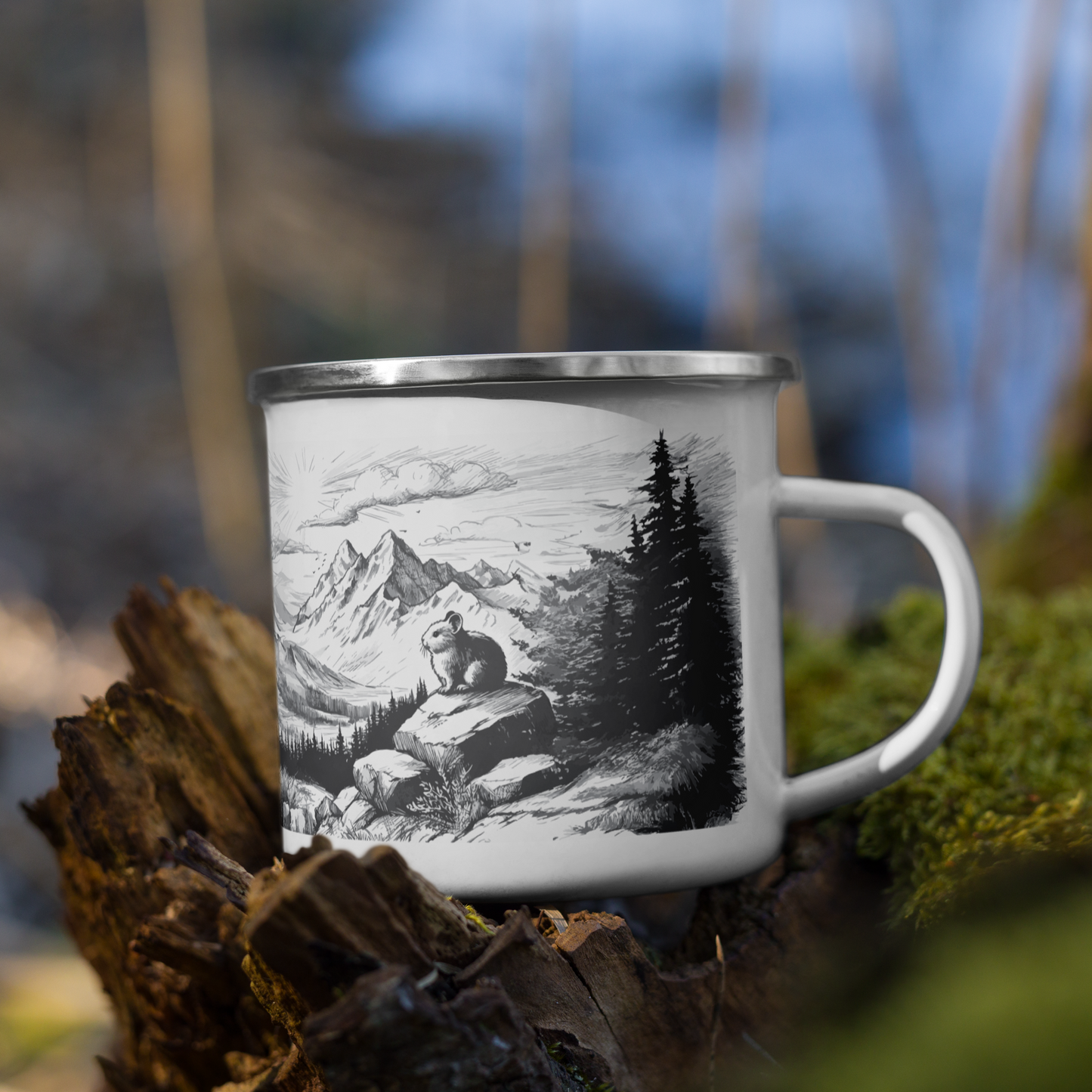 Pika Backpacking Mug | Enamel Mug