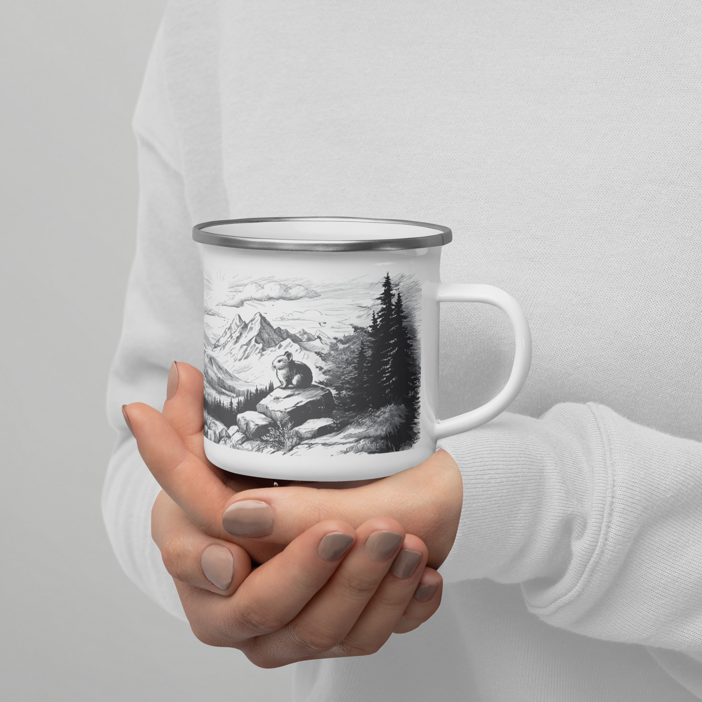 Pika Backpacking Mug | Enamel Mug