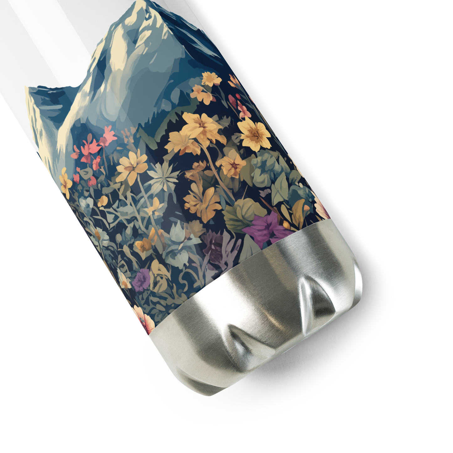 Pika Field of Flowers | Steel Water Bottle